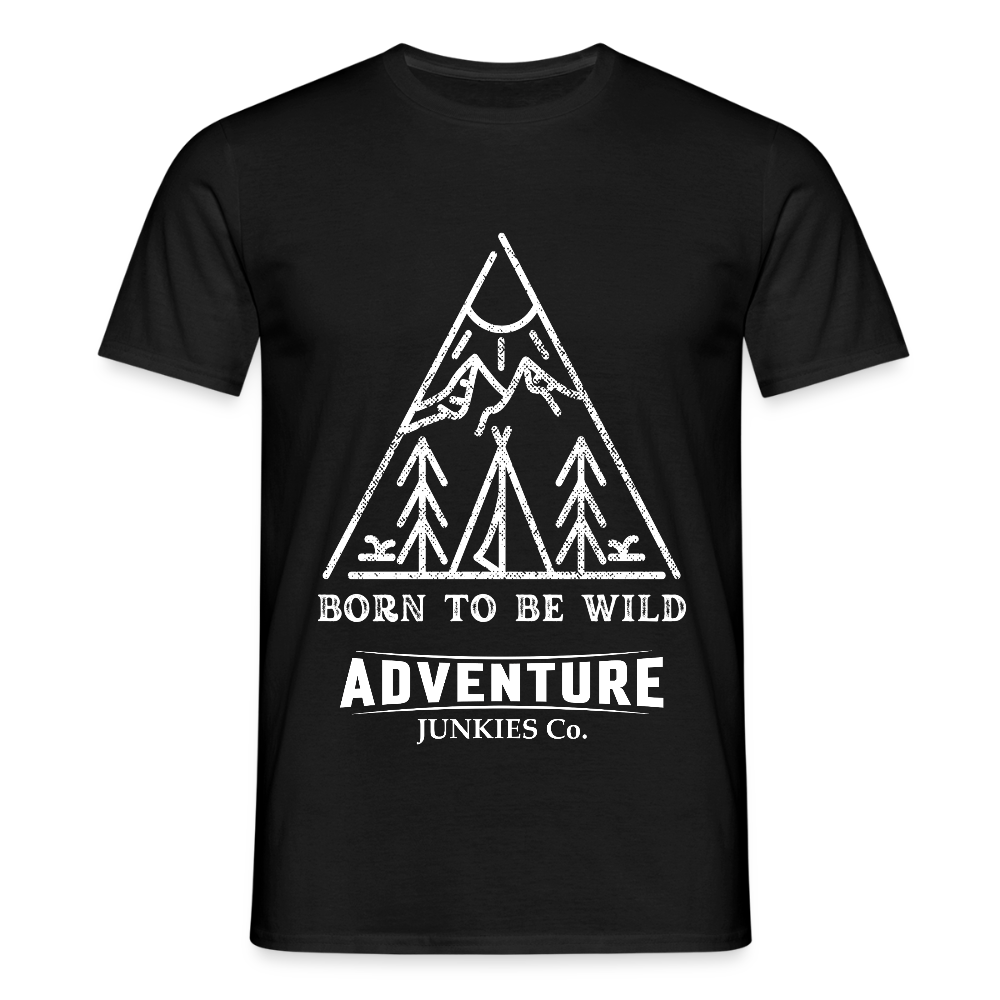 Men's Hiking & Walking T-Shirt - black