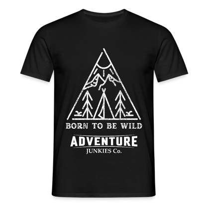 Men's Hiking & Walking T-Shirt - black