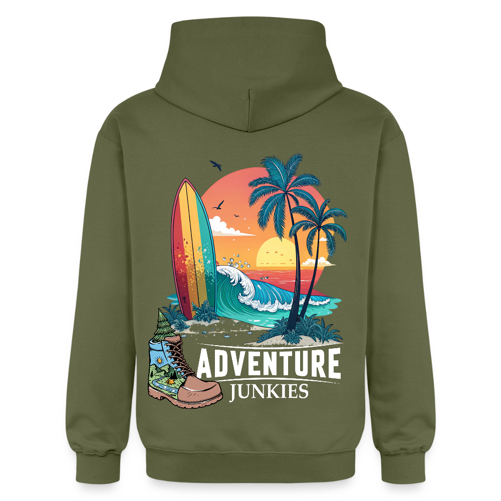 Adult Unisex  Midweight Hoodie - military green