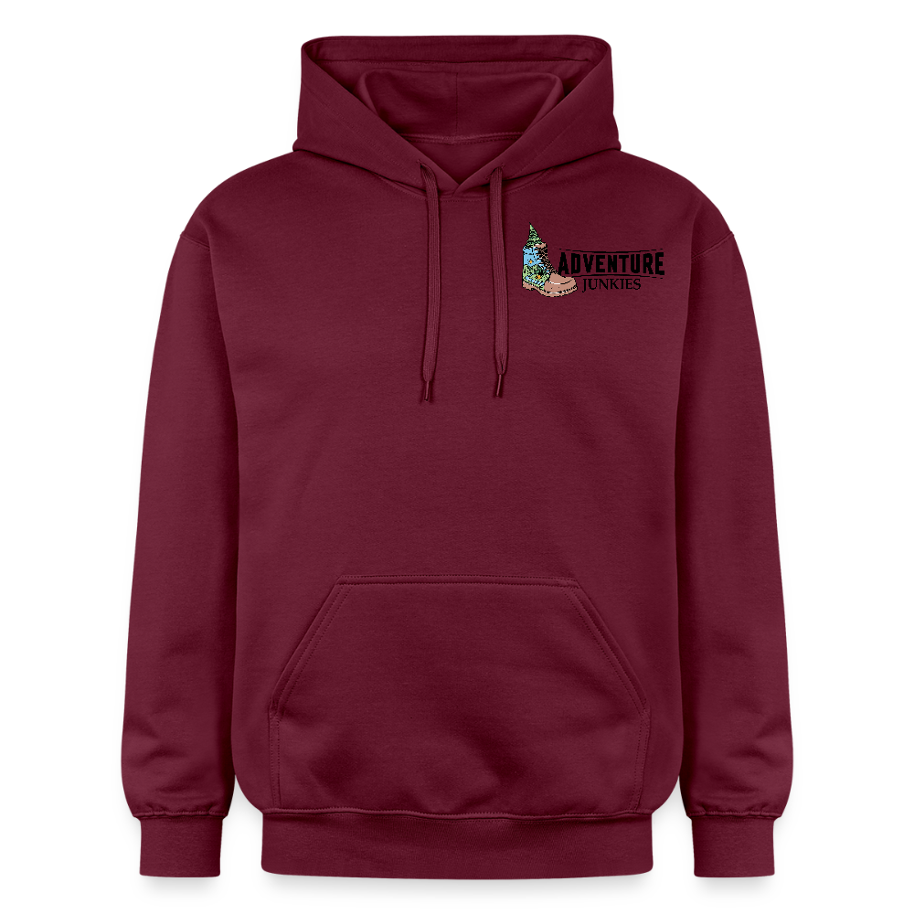 Adult  Unisex Midweight Hoodie - maroon