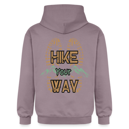 Adult Unisex Midweight Hoodie - purple-grey 