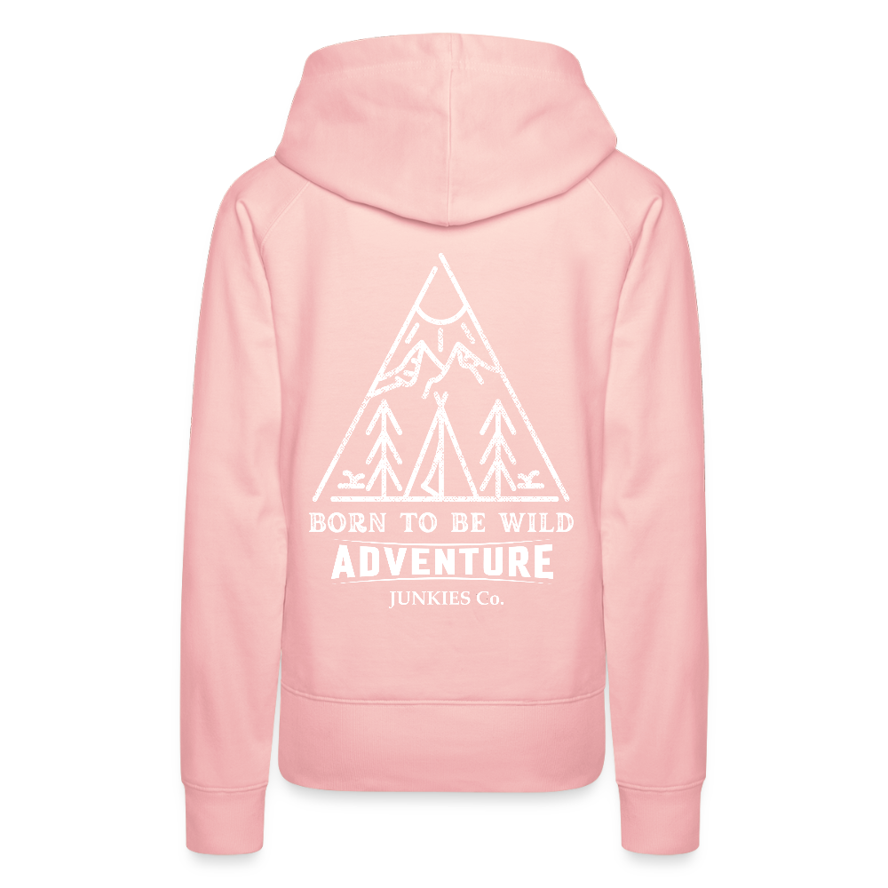 Women’s Premium Hiking/Walking Hoodie - crystal pink