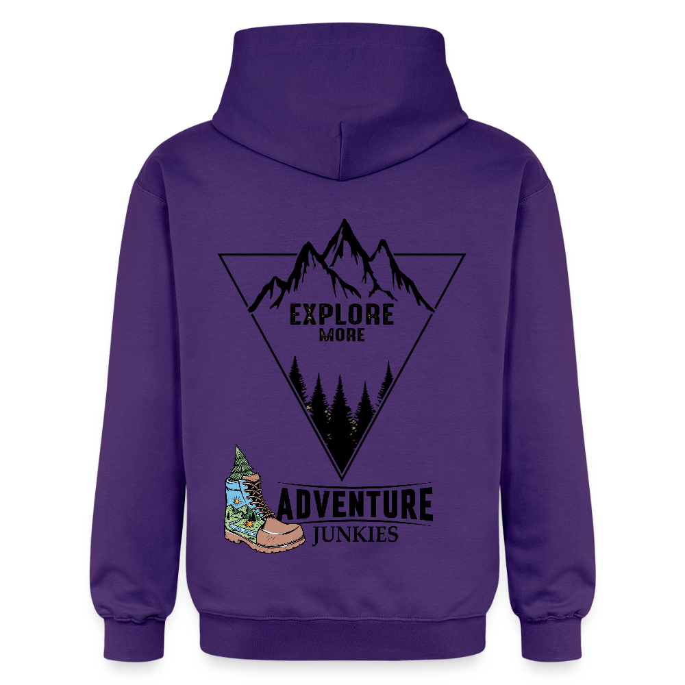 Adult Unisex  Midweight Hoodie - purple