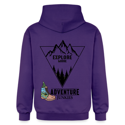 Adult Unisex  Midweight Hoodie - purple