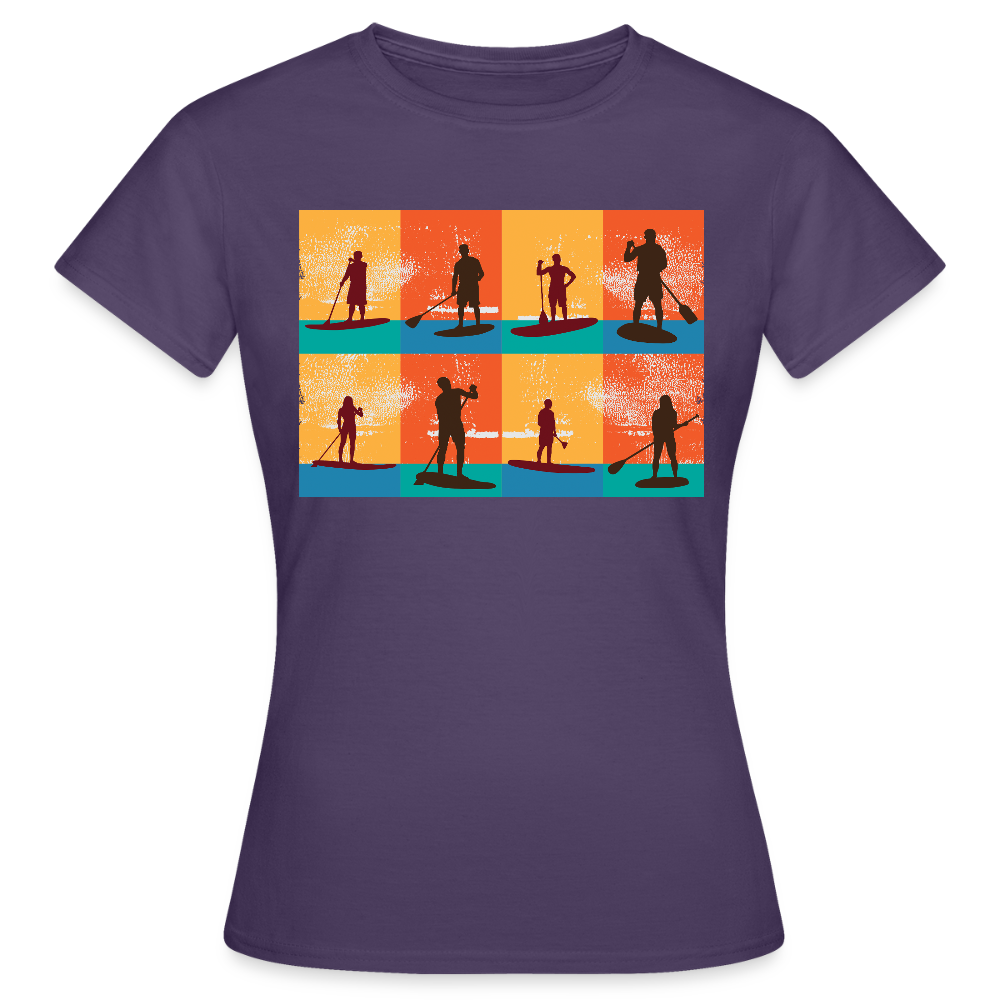 Women's Water Adventure T-Shirt - dark purple