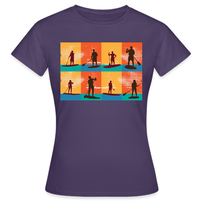 Women's Water Adventure T-Shirt - dark purple