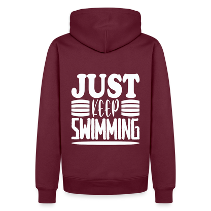 Men’s Premium Water Fun Hoodie - burgundy