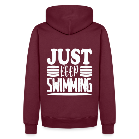 Men’s Premium Water Fun Hoodie - burgundy
