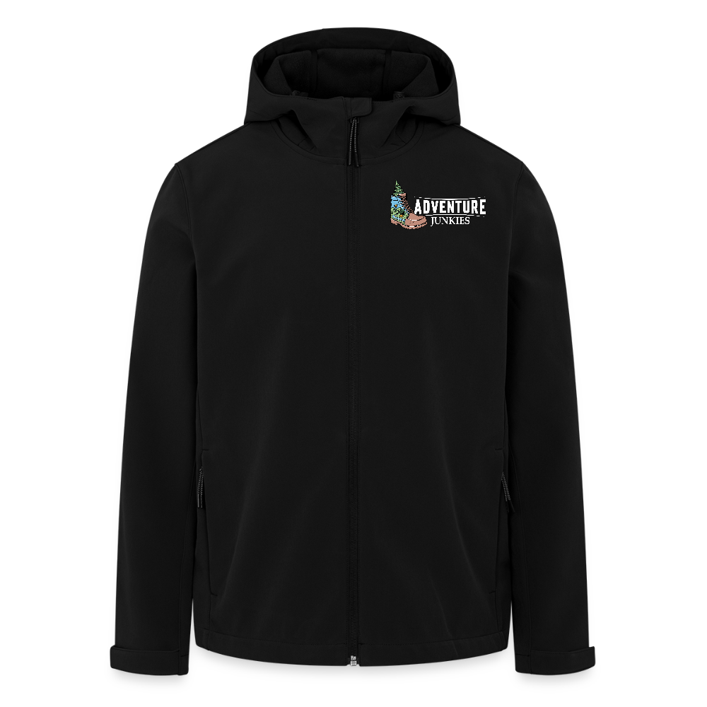 Unisex Recycled Softshell Jacket THE DISCOVERER!! - black