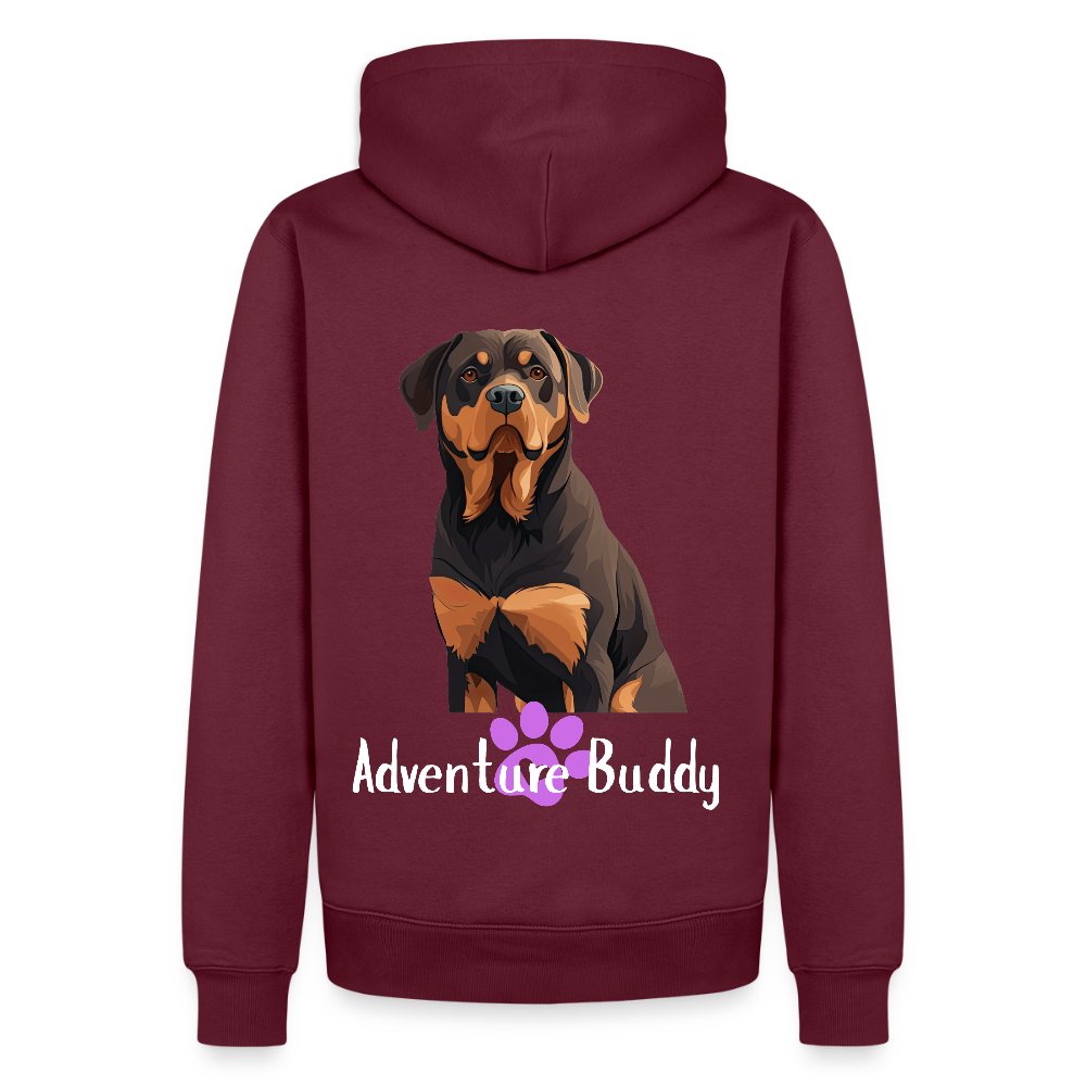 Men’s Premium Pet Girl Hoodie - burgundy