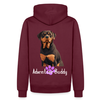 Men’s Premium Pet Girl Hoodie - burgundy