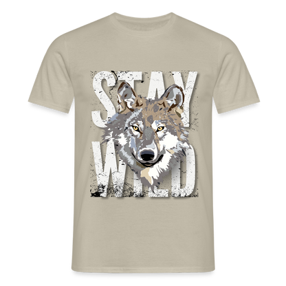 Men's Camping T-Shirt - sand beige