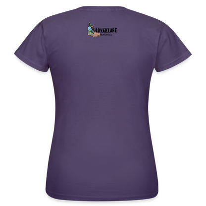 Women's  Water Adventure T-Shirt - dark purple