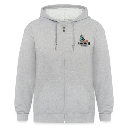 Unisex Heavyweight Hooded Jacket - heather grey
