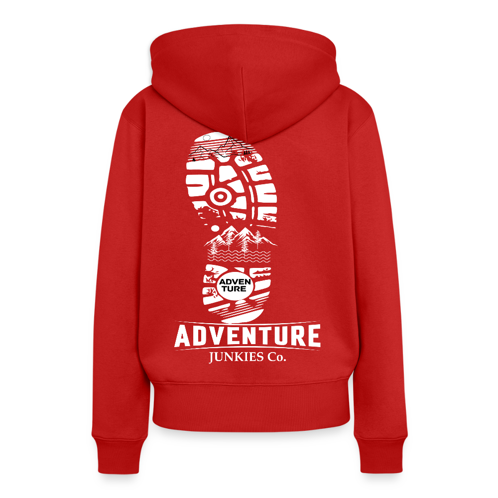 Women’s Premium Hiking/Walking Hoodie - red