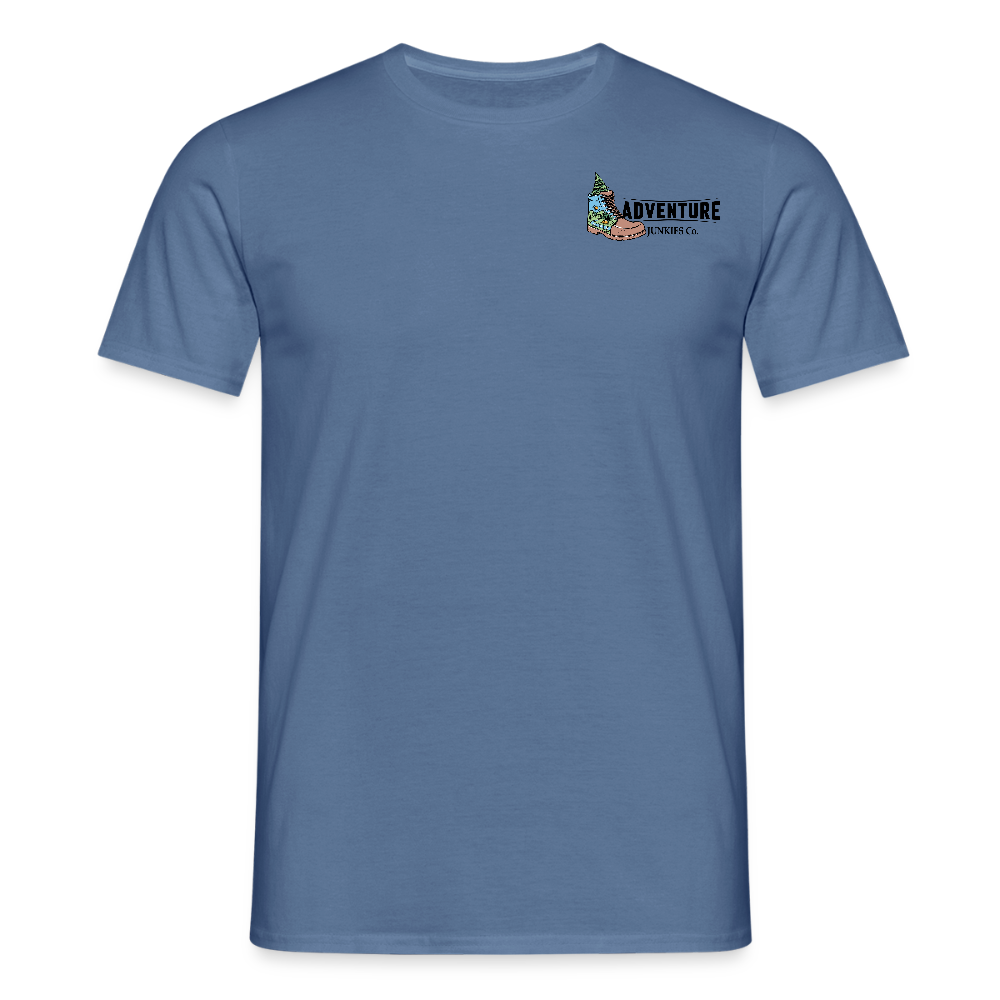 Men's Camping T-Shirt - dove blue 