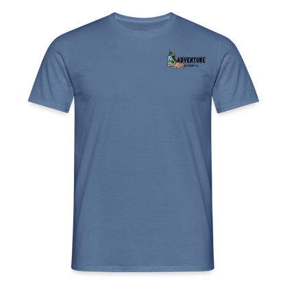 Men's Camping T-Shirt - dove blue 