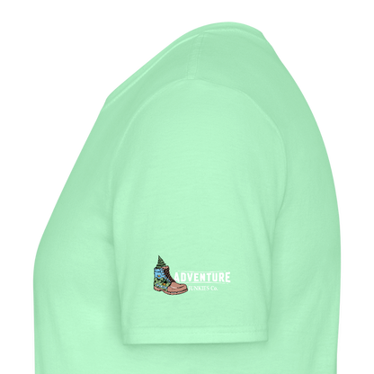 Men's T-Shirt water - mint green