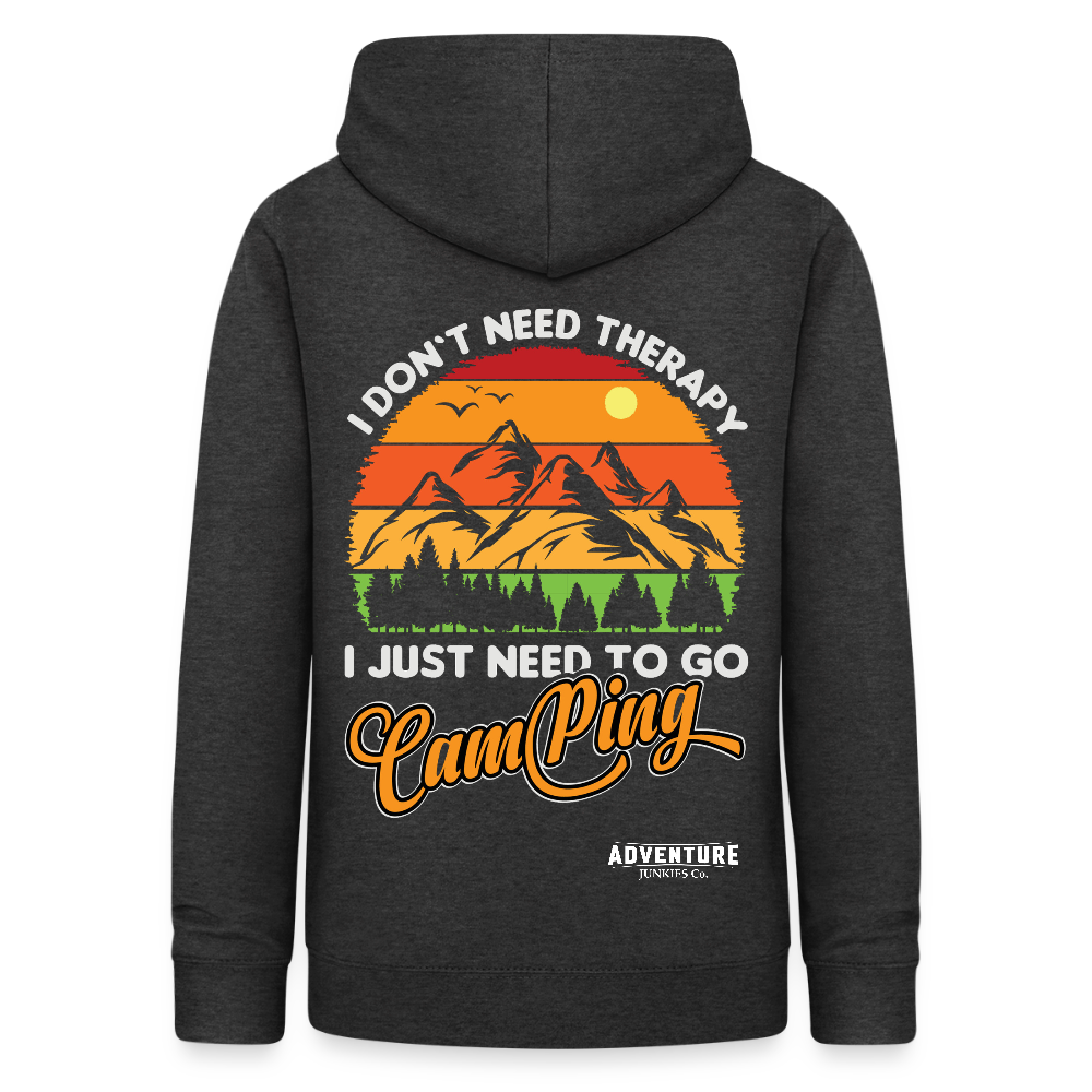 Women's Camping Hoodie - charcoal grey