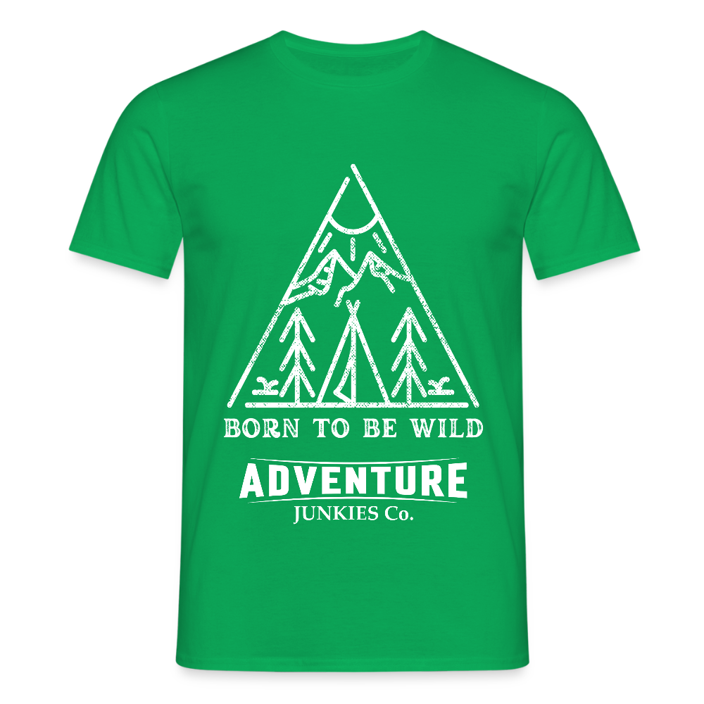 Men's Hiking & Walking T-Shirt - kelly green