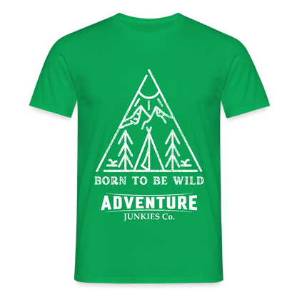 Men's Hiking & Walking T-Shirt - kelly green
