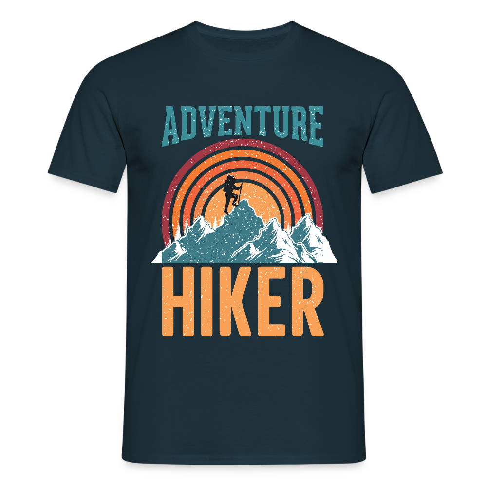 Men's Hiking & Walking T-Shirt - navy