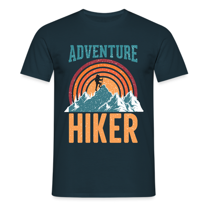 Men's Hiking & Walking T-Shirt - navy