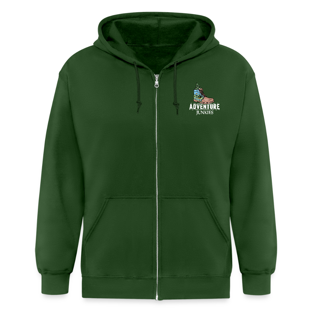 Unisex Heavyweight Hooded Jacket - forrest