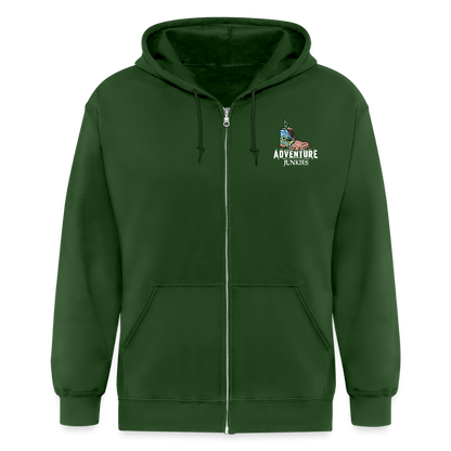 Unisex Heavyweight Hooded Jacket - forrest