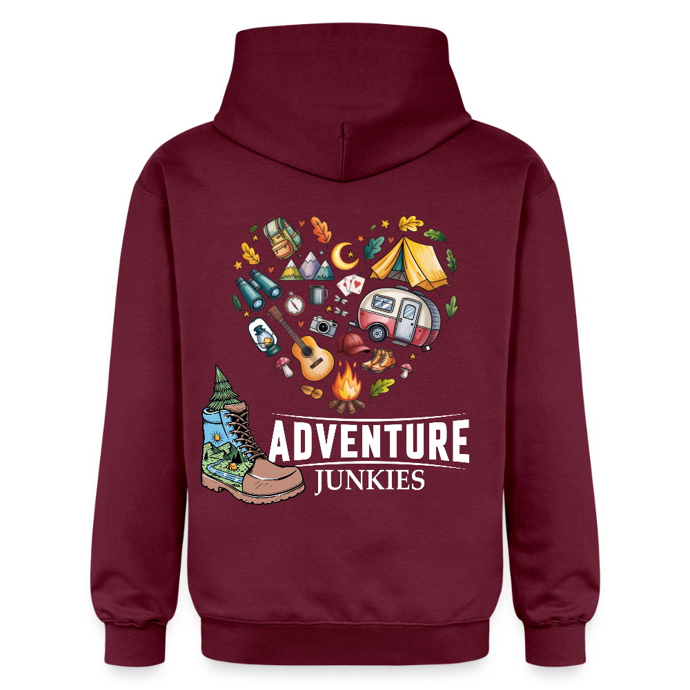 Unisex Midweight Hoodie - maroon