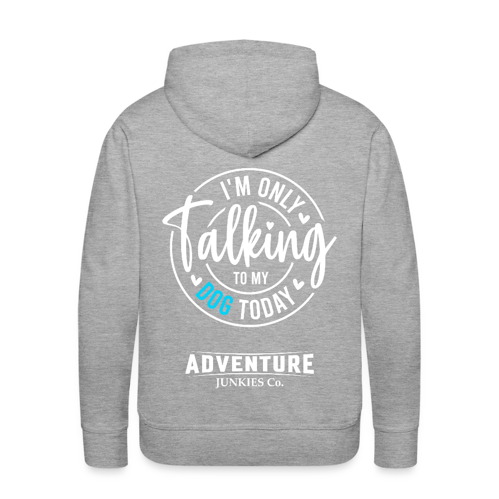 Men’s Premium Pet Hoodie - heather grey