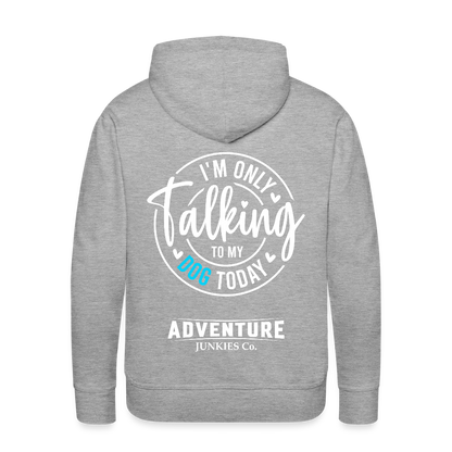 Men’s Premium Pet Hoodie - heather grey