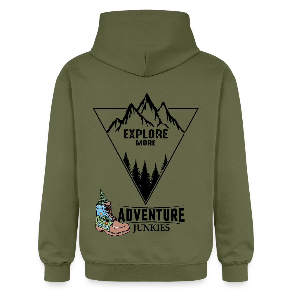 Adult Unisex  Midweight Hoodie - military green