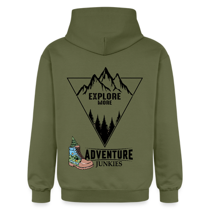 Adult Unisex  Midweight Hoodie - military green