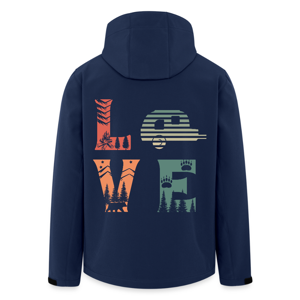 Unisex Recycled Softshell Jacket DISCOVERER - navy