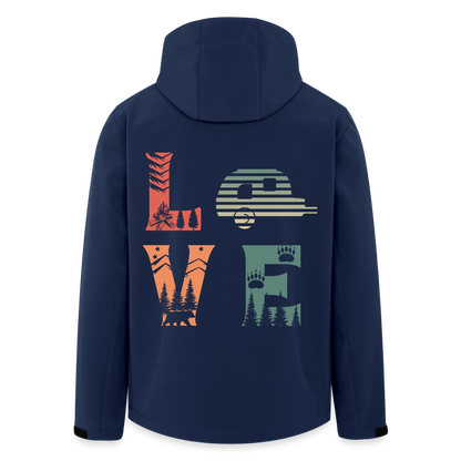 Unisex Recycled Softshell Jacket DISCOVERER - navy