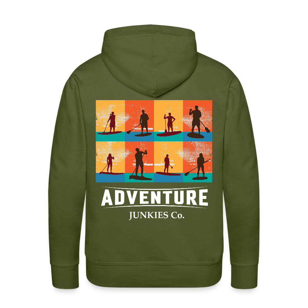 Men’s Premium Water Fun Hoodie - olive green