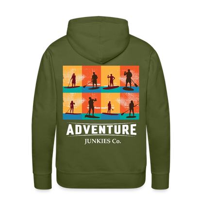 Men’s Premium Water Fun Hoodie - olive green