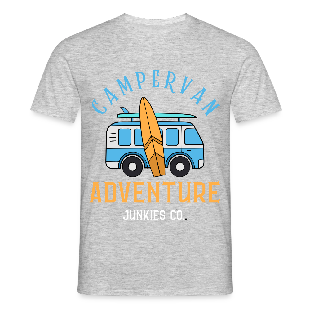Men's Camping T-Shirt - heather grey