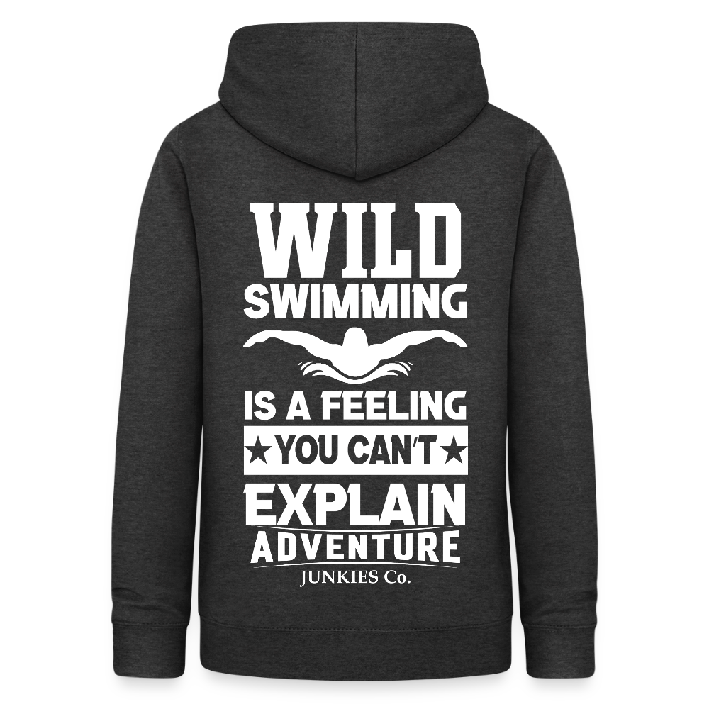 Women's Hoodie Water Adventure - charcoal grey