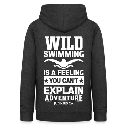 Women's Hoodie Water Adventure - charcoal grey