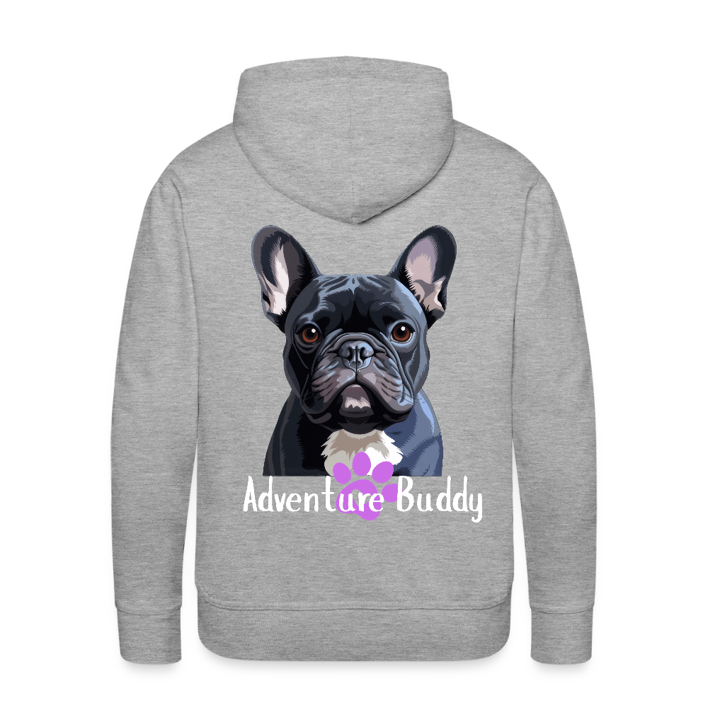Men’s Premium Pet Girl  Hoodie - heather grey