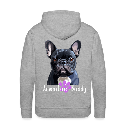 Men’s Premium Pet Girl  Hoodie - heather grey