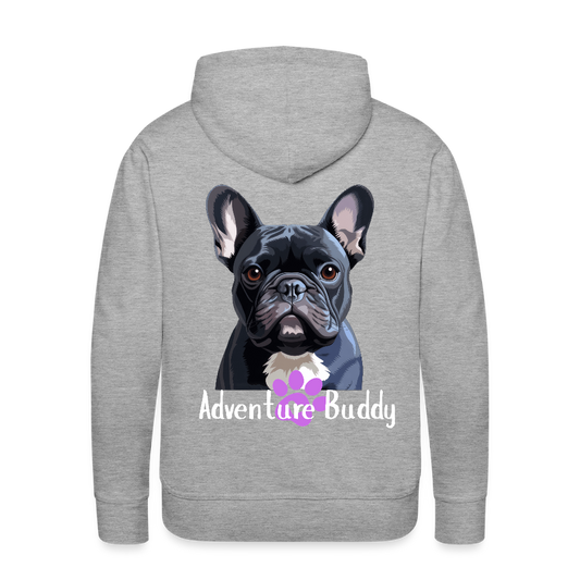 Men’s Premium Pet Girl  Hoodie - heather grey