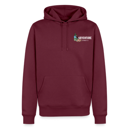 Men’s Premium Hiking / Walking Hoodie - burgundy