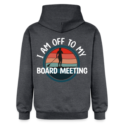 Adult Unisex Midweight Hoodie - dark heather grey