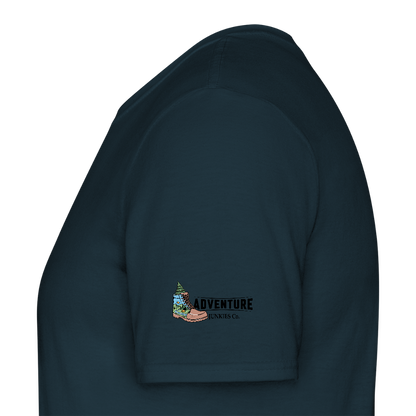 Men's Hiking & Walking  T-Shirt - navy