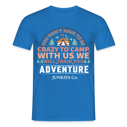 Men's Camping T-Shirt - royal blue