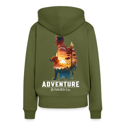 Women’s Premium Hiking /Walking Hoodie - khaki