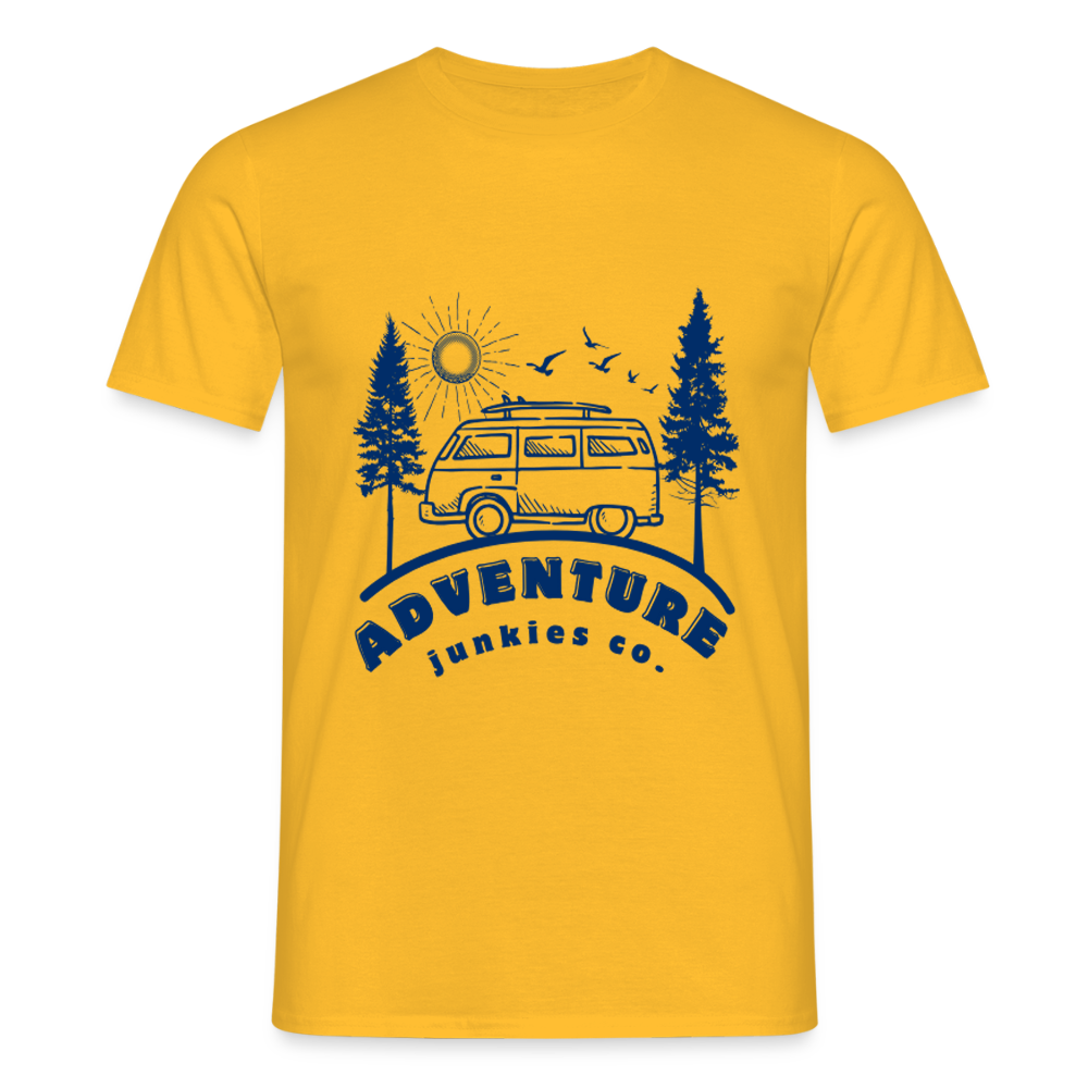 Men's Camping T-Shirt - yellow